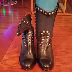 BG Winston netting /stud leather boots
